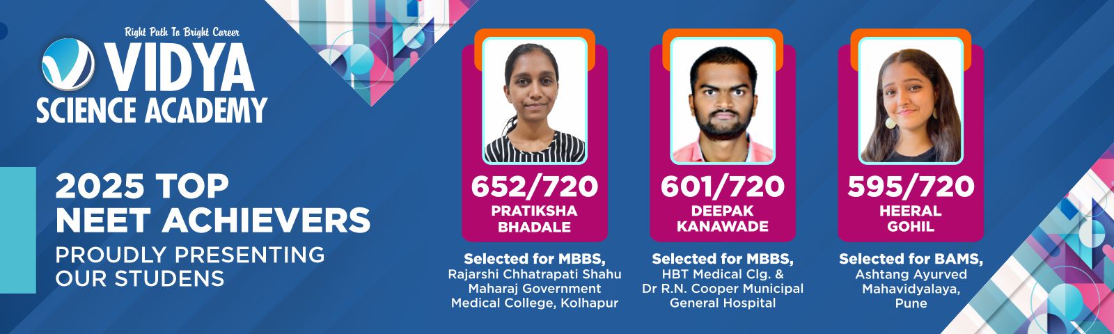 VSA Website Neet Topper